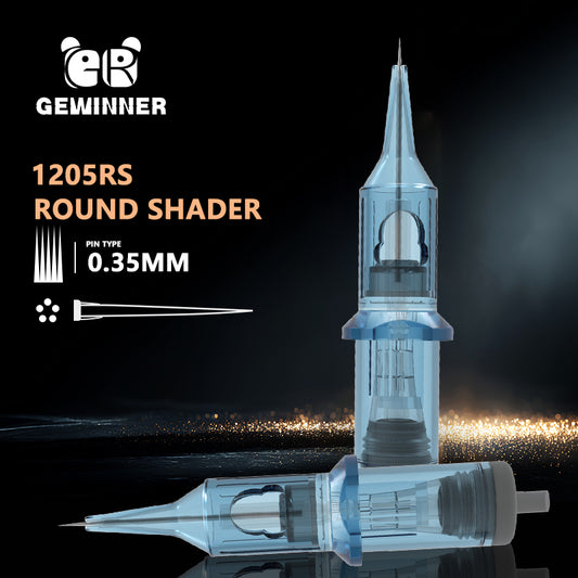 Gewinner 12RS Tattoo Needle Cartridge -Round Shader(0.35mm)