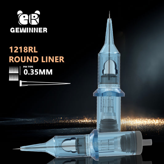 Gewinner 12RL Tattoo Needle Cartridge -Round Liner(0.35mm)