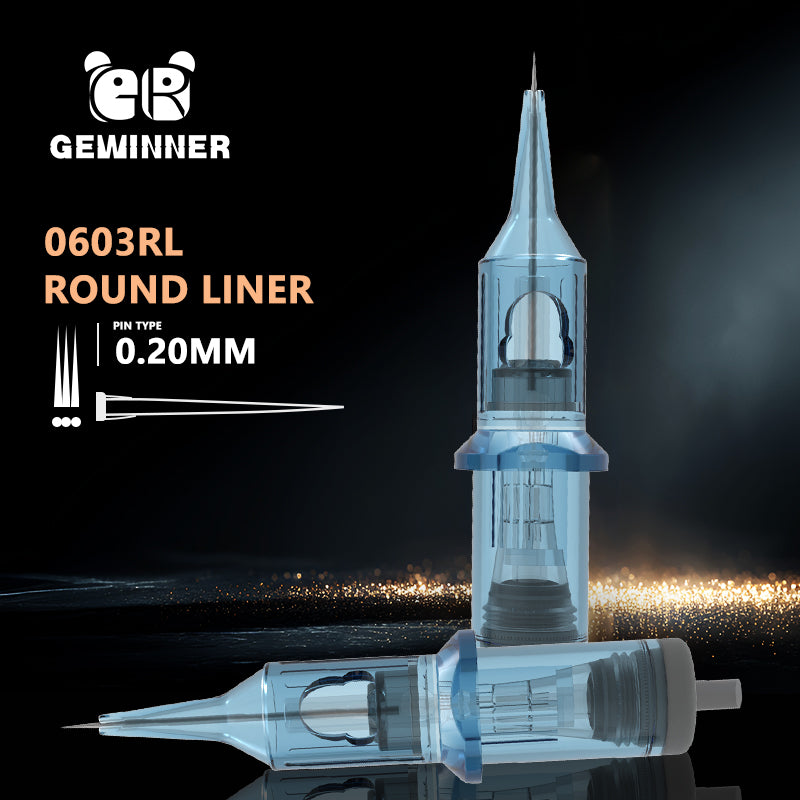 Gewinner 06RL Tattoo Needle Cartridge -Round Liner（0.20mm）
