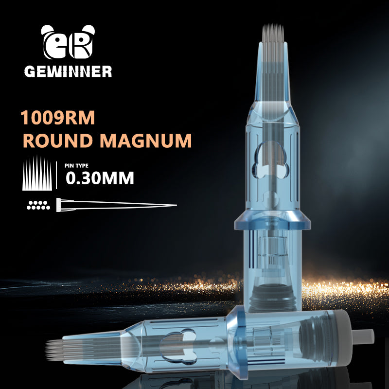 Gewinner 10RM Tattoo Needle Cartridge -Round Magnum（0.30mm）