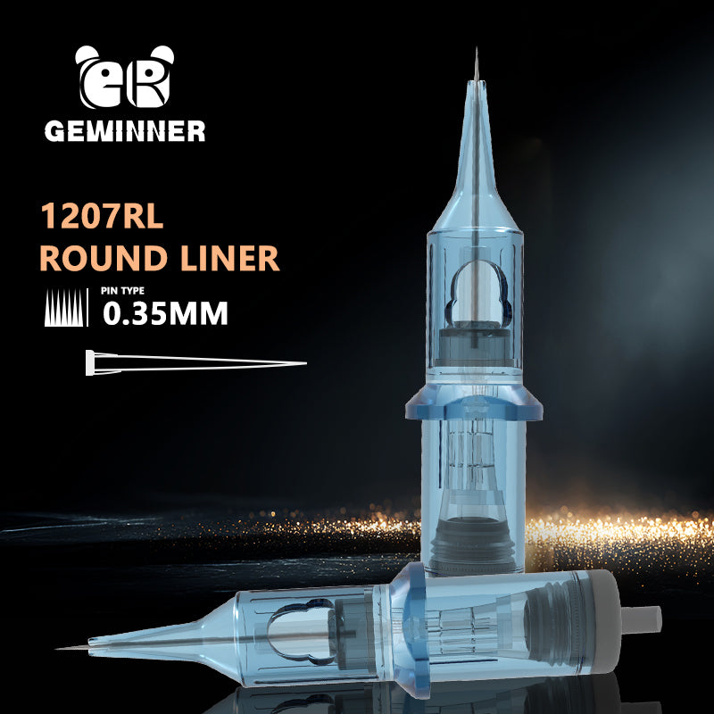 Gewinner 12RL Tattoo Needle Cartridge -Round Liner（0.35mm）