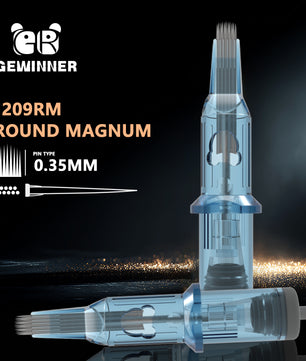 Gewinner 12RM Tattoo Needle Cartridge -Round Magnum（0.35mm）
