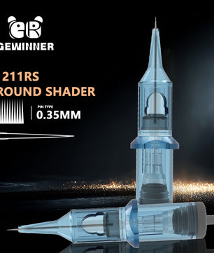 Gewinner 12RS Tattoo Needle Cartridge -Round Shader（0.35mm）